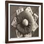 Baseball Cards-Judy B^ Messer-Framed Art Print