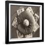 Baseball Cards-Judy B^ Messer-Framed Art Print