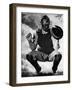 Baseball Catcher Awaiting the Ball-Bettmann-Framed Photographic Print