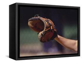 Baseball Catcher's Mitt-null-Framed Stretched Canvas