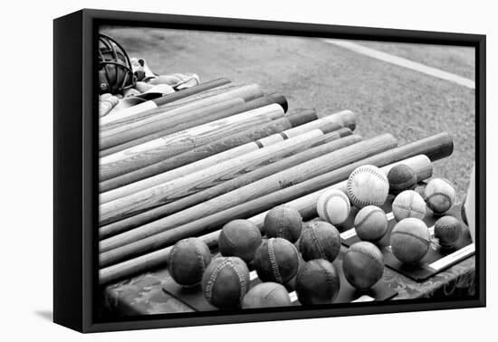 Baseball Equipment Poster-null-Framed Stretched Canvas