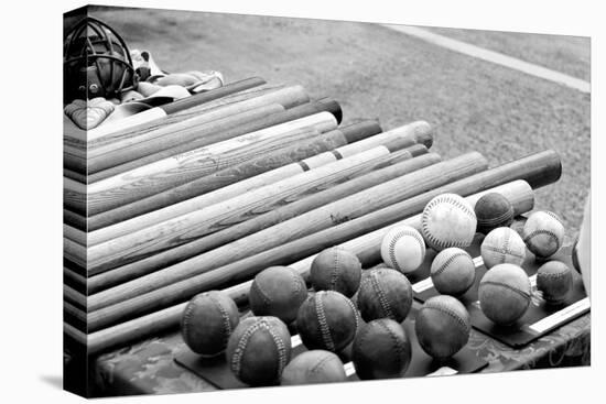 Baseball Equipment Poster-null-Stretched Canvas