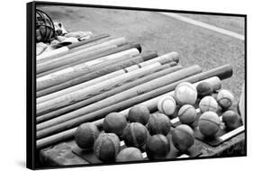 Baseball Equipment Poster-null-Framed Stretched Canvas