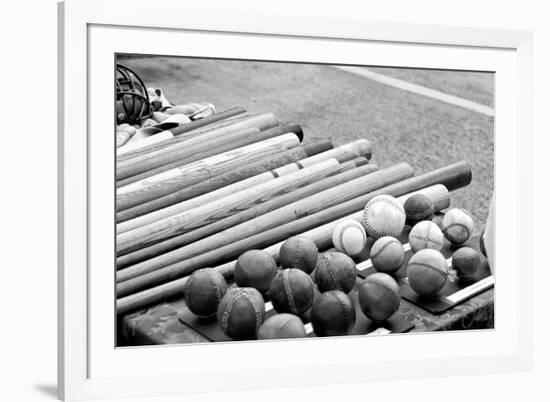 Baseball Equipment Poster-null-Framed Photo