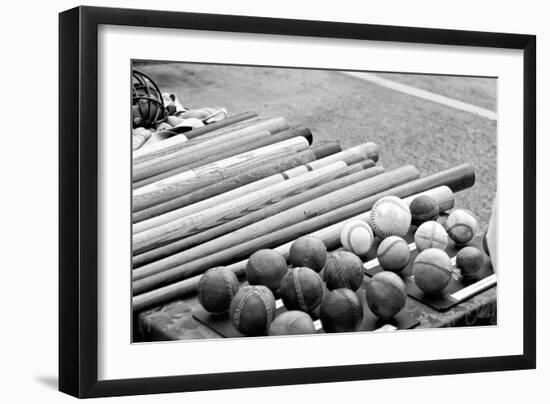 Baseball Equipment Poster-null-Framed Photo