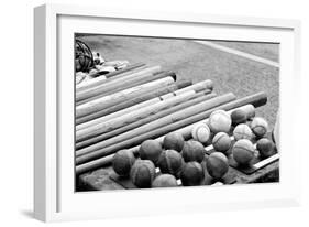 Baseball Equipment Poster-null-Framed Photo