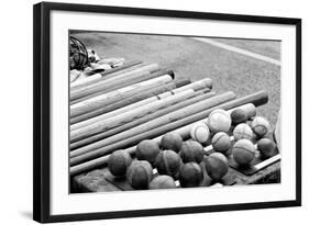 Baseball Equipment Poster-null-Framed Photo