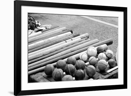 Baseball Equipment-null-Framed Photo