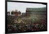 Baseball Fans Celebrating Victory-null-Framed Photographic Print