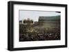 Baseball Fans Celebrating Victory-null-Framed Photographic Print