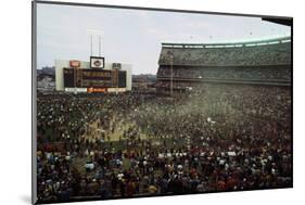 Baseball Fans Celebrating Victory-null-Mounted Photographic Print