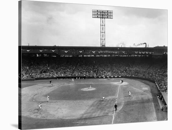 Baseball: Fenway Park, 1956-null-Stretched Canvas