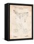 Baseball Field Lights Patent-Cole Borders-Framed Stretched Canvas