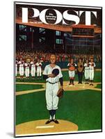 "Baseball Fight," Saturday Evening Post Cover, April 28, 1962-James Williamson-Mounted Giclee Print