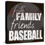 Baseball Friends-Lauren Gibbons-Stretched Canvas