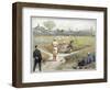 Baseball Game, 1888-null-Framed Premium Giclee Print