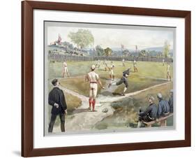 Baseball Game, 1888-null-Framed Giclee Print