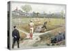 Baseball Game, 1888-null-Stretched Canvas