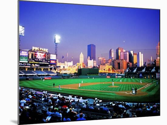 Baseball Game at Heinz Stadium, Pittsburgh, Pennsylvania, USA-Bill Bachmann-Mounted Photographic Print