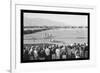 Baseball Game at Manzanar-Ansel Adams-Framed Art Print