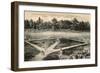 Baseball Game by Currier and Ives-null-Framed Art Print