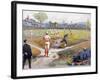 Baseball Game, c1887-L. Prang & Co.-Framed Giclee Print