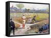 Baseball Game, c1887-L. Prang & Co.-Framed Stretched Canvas