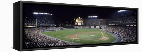 Baseball Game Camden Yards Baltimore, MD-null-Framed Stretched Canvas