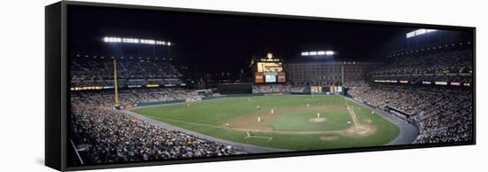 Baseball Game Camden Yards Baltimore, MD-null-Framed Stretched Canvas