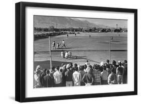 Baseball Game-Ansel Adams-Framed Art Print