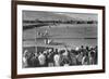 Baseball Game-Ansel Adams-Framed Art Print