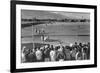 Baseball Game-Ansel Adams-Framed Art Print