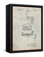 Baseball Glove Patent 1937-Cole Borders-Framed Stretched Canvas