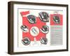 Baseball Gloves-null-Framed Art Print