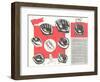 Baseball Gloves-null-Framed Art Print