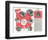 Baseball Gloves-null-Framed Art Print