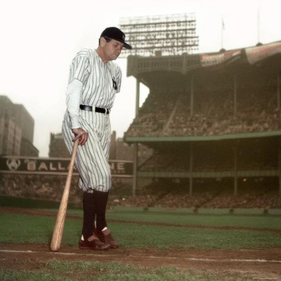 'Baseball Great Babe Ruth, Addressing Crowd and Press During Final ...