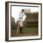 Baseball Great Babe Ruth, Addressing Crowd and Press During Final Appearance at Yankee Stadium-Ralph Morse-Framed Premium Photographic Print