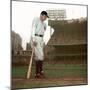 Baseball Great Babe Ruth, Addressing Crowd and Press During Final Appearance at Yankee Stadium-Ralph Morse-Mounted Premium Photographic Print