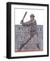 Baseball Grey-null-Framed Giclee Print