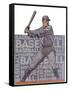 Baseball Grey-null-Framed Stretched Canvas