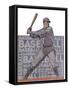 Baseball Grey-null-Framed Stretched Canvas