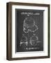 Baseball Helmet Patent-Cole Borders-Framed Art Print