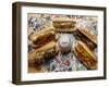 Baseball Hot Dogs-Larry Crowe-Framed Photographic Print