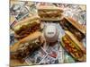 Baseball Hot Dogs-Larry Crowe-Mounted Photographic Print