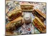 Baseball Hot Dogs-Larry Crowe-Mounted Photographic Print