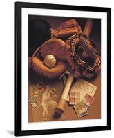 Baseball I-Michael Harrison-Framed Art Print