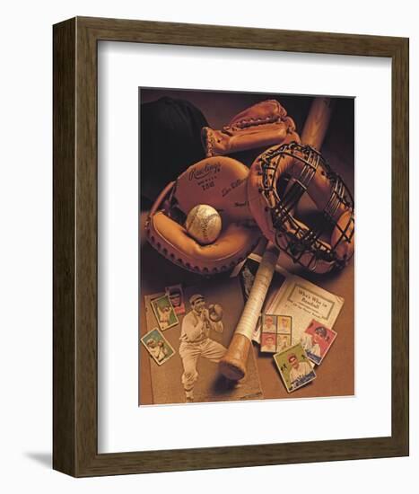 Baseball I-Michael Harrison-Framed Giclee Print