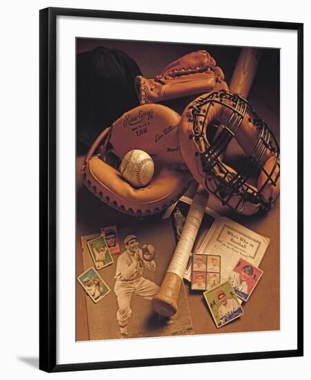 Baseball I-Michael Harrison-Framed Giclee Print