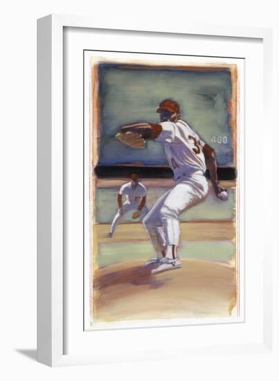 Baseball I-null-Framed Art Print